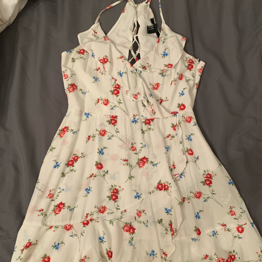 White floral sundress